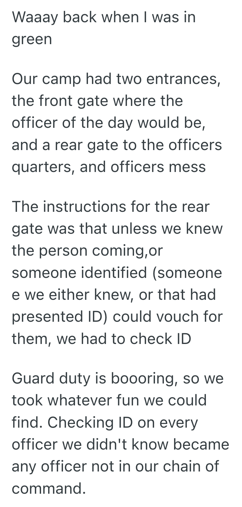 Screenshot 2025 06 22 at 8.44.56 AM Obedient Trooper Followed Orders Without Exception, So One High Profile General Had To Show His ID Like Everyone Else